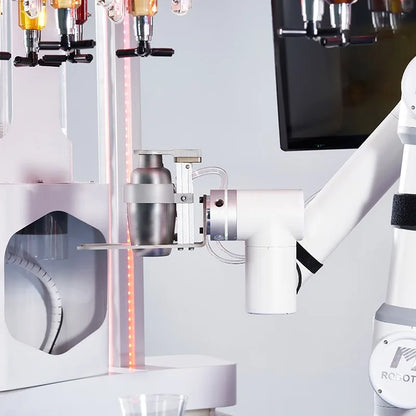 Smart bartender robot arm, automatic cocktail robot for bars