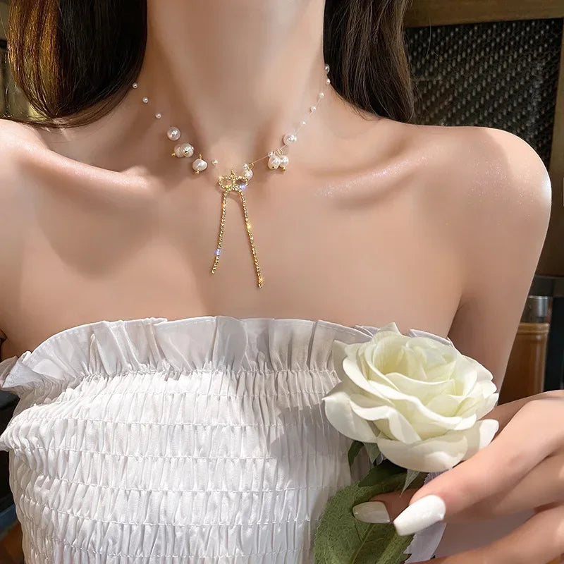 Hollow heart pendant necklace for women, available in different variations