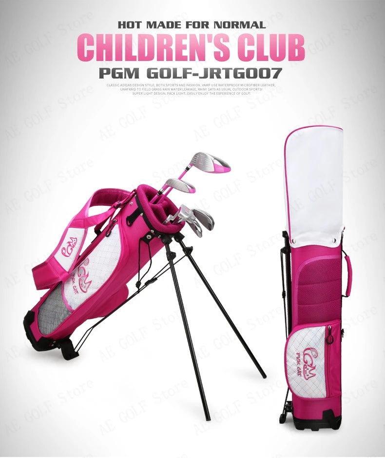 PGM Kids Golf Club Set for ages 3-12, practice set for boys and girls