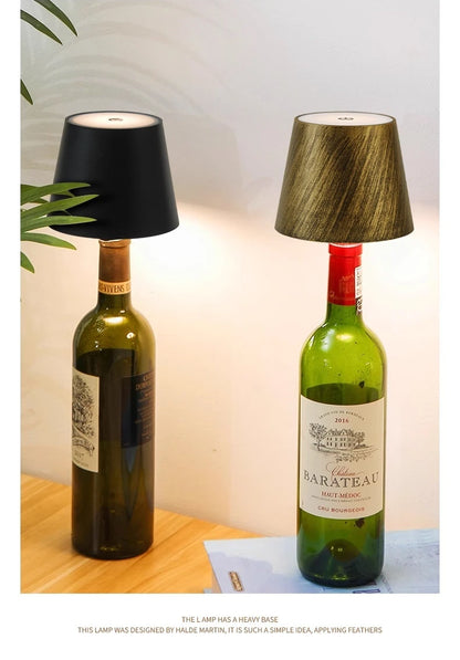 LED bottle light, USB rechargeable, for home, restaurants and bars