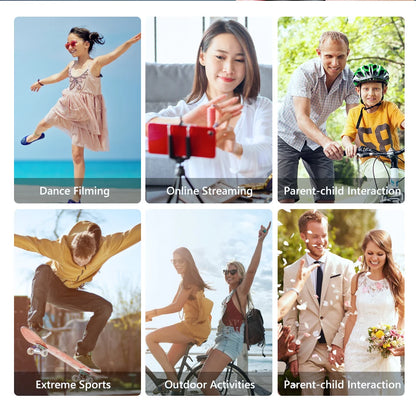 F8 3-akselinen Gimbal-puhelinpidike - Tärinänvaimennus Videokuvaukseen iPhone & Android