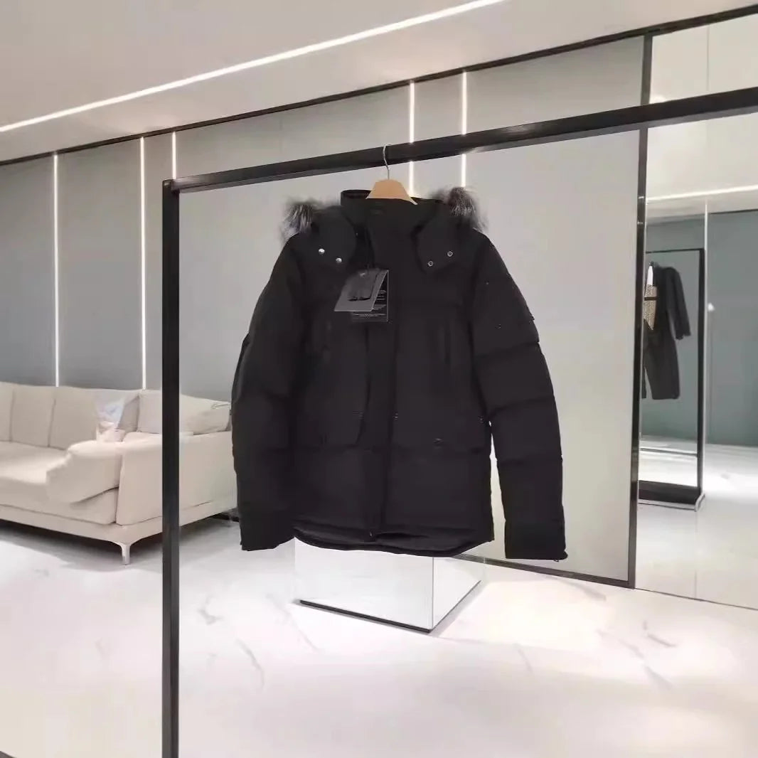 Canada Quebec Moose Untuvatatakki - 650 Fill Power Hanhensulka Tuulenpitävä Talvitakki