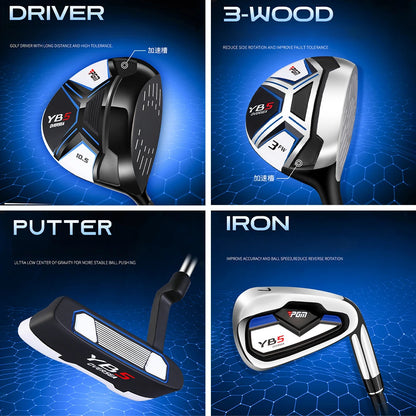 PGM Golf club set for men, incl. 11 clubs, perfect for beginners