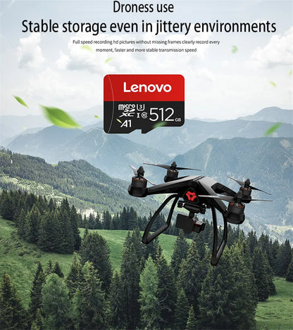 Lenovo MicroSD-muistikortti, 1TB/512GB/256GB/128GB/64GB