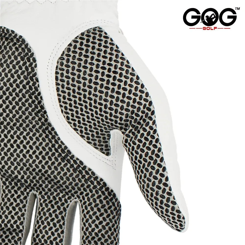 Golf glove for men, soft sheepskin, for left or right hand