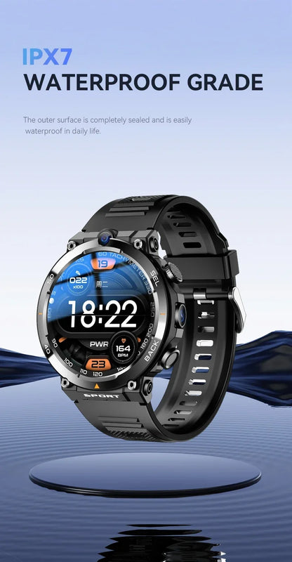 H10 4G LTE Smartwatch for Men, High-Tech, Dual Camera and Video Calls