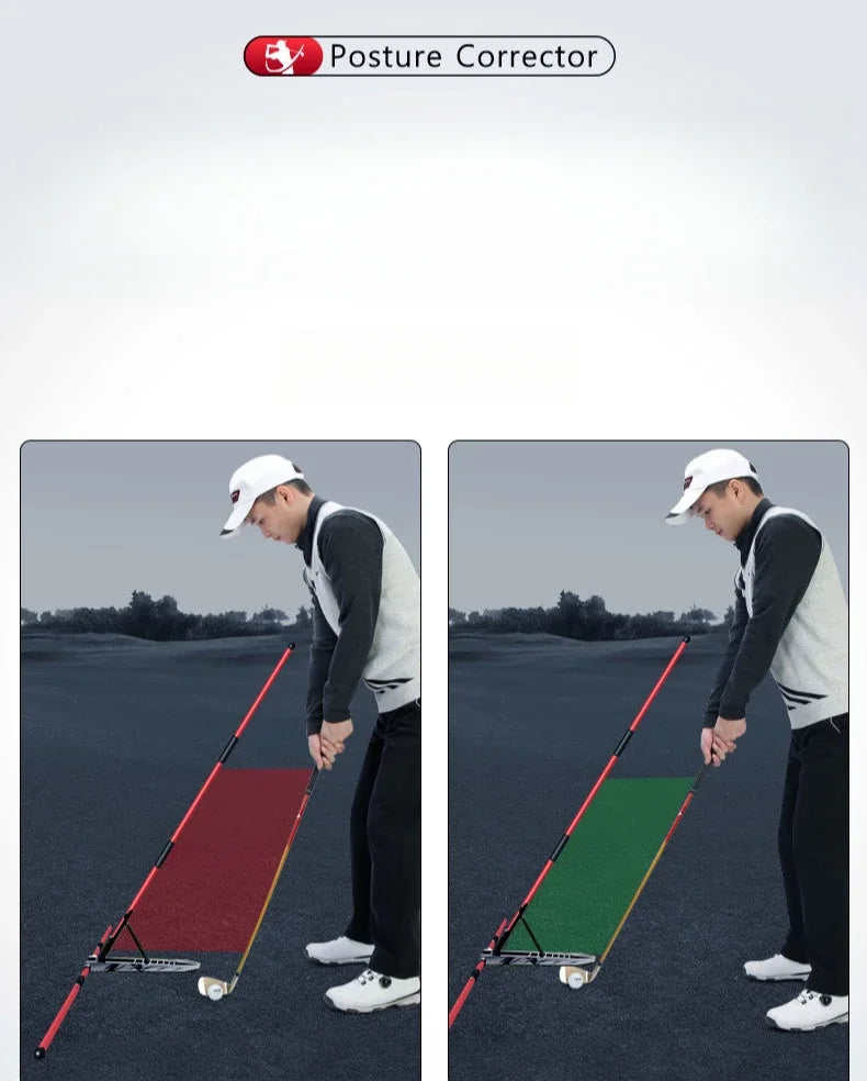 PGM golf swing training tool, for angle adjustment and posture correction