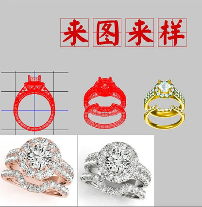 COSFIX Moissanite nappikorvakorut naisille