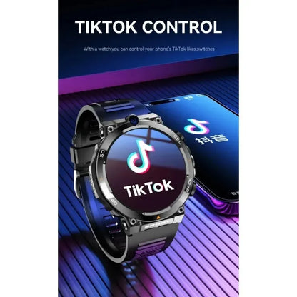 H10 4G LTE Smartwatch for Men, High-Tech, Dual Camera and Video Calls