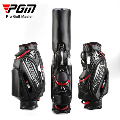 PGM QB034 golf bag, premium, leather bag, for 14 clubs