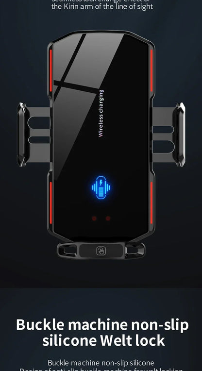 VIKEFON Langaton Autolaturi Magneettinen - Automaattinen Pikalataus iPhone & Samsung