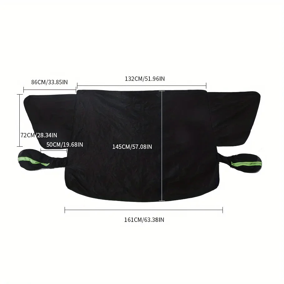 Premium Auton Lumipeite 2024 – Paksuunnettu Tuulilasin Suoja Pakkaselle & Lumelle – Talvisuoja