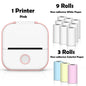 Phomemo T02 mini thermal printer, wireless pocket printer for labels