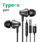 UGREEN USB-C Headphones with Microphone - HiFi Stereo In-Ear Headphones with 3.5mm Jack