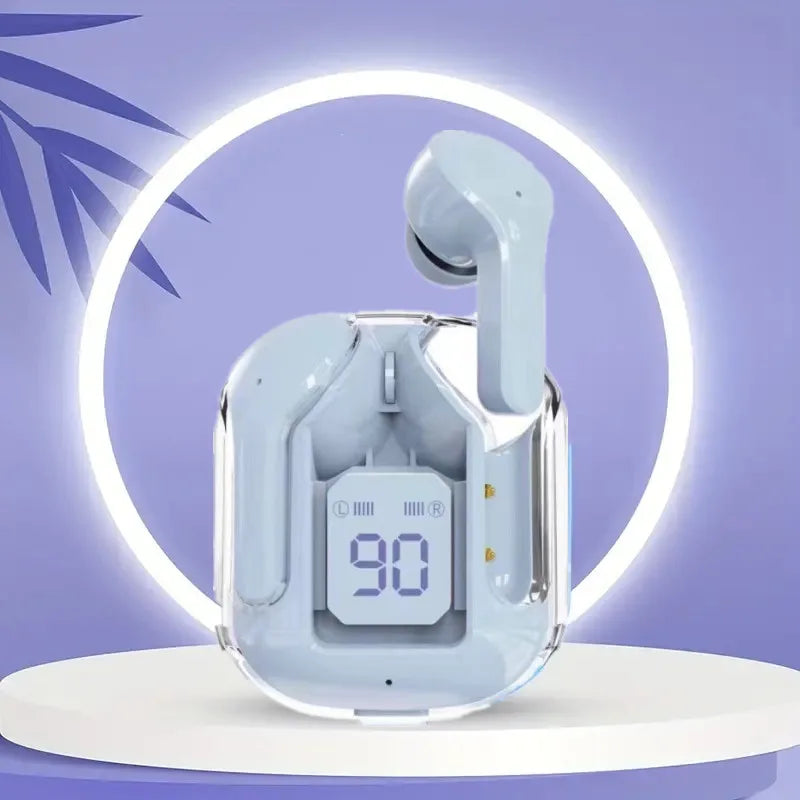 T2 Langattomat Bluetooth-kuulokkeet - Läpinäkyvä HiFi LED-näytöllä