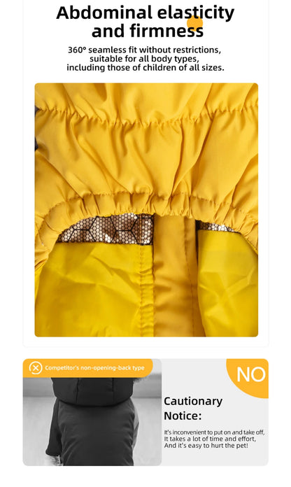 Warm dog winter coat for large dogs