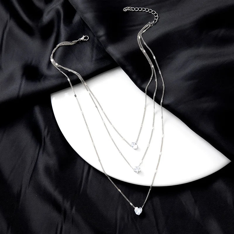 Heart Pendant Choker Necklace, Y2K, Trendy New Arrival