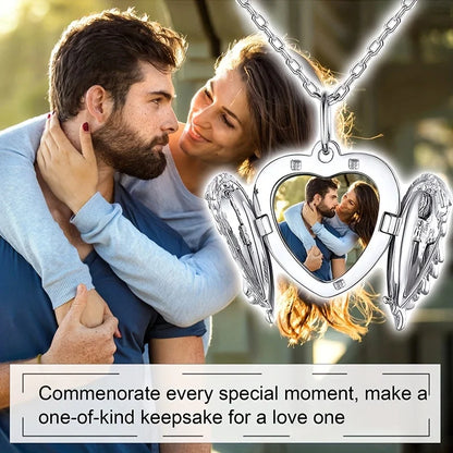 Enkelinsiipi riipuskoru kuvalla