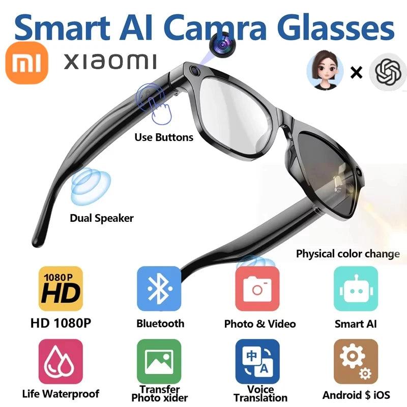 Xiaomi Mijia smart glasses 4K HD, 100MP camera