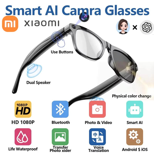 Xiaomi Mijia smart glasses 4K HD, 100MP camera