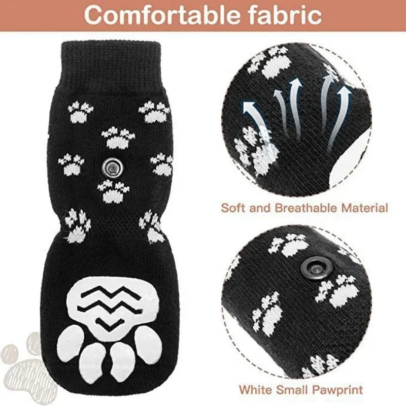 Dog anti-slip socks 4pcs, for indoor use