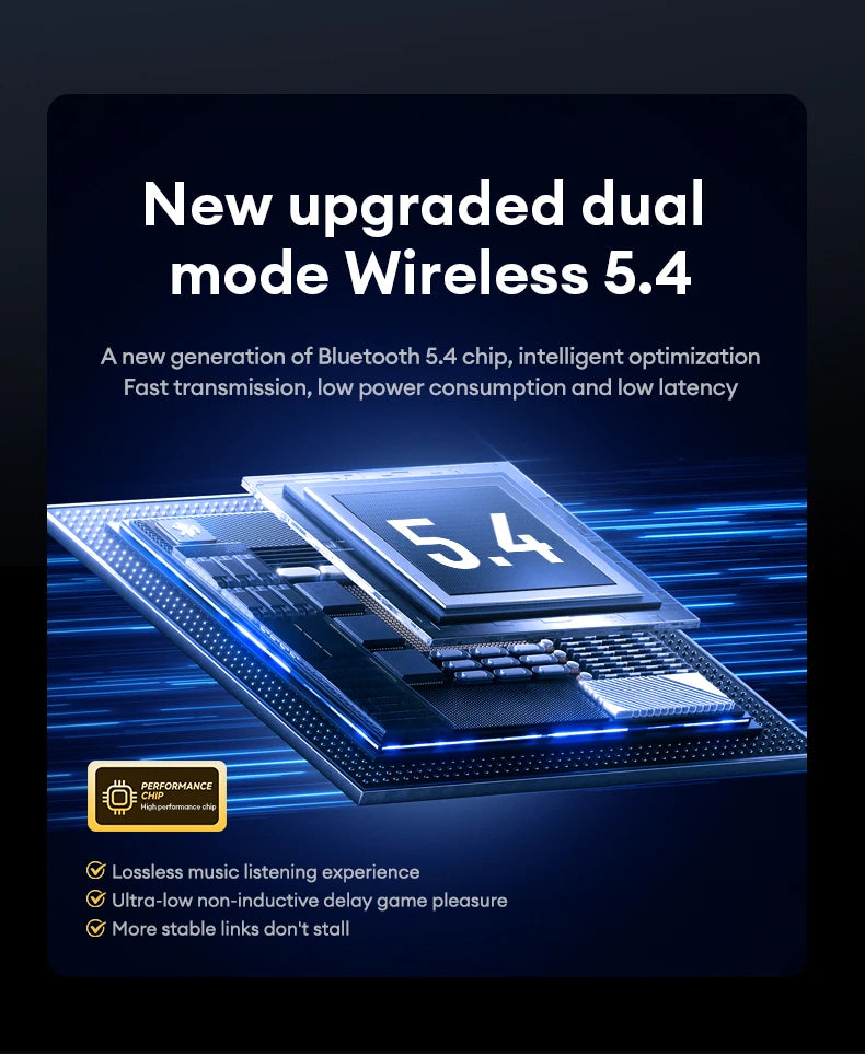 Lenovo TH53 TWS Bluetooth 5.4 -nappikuulokkeet – HiFi-ääni ja ergonominen muotoilu