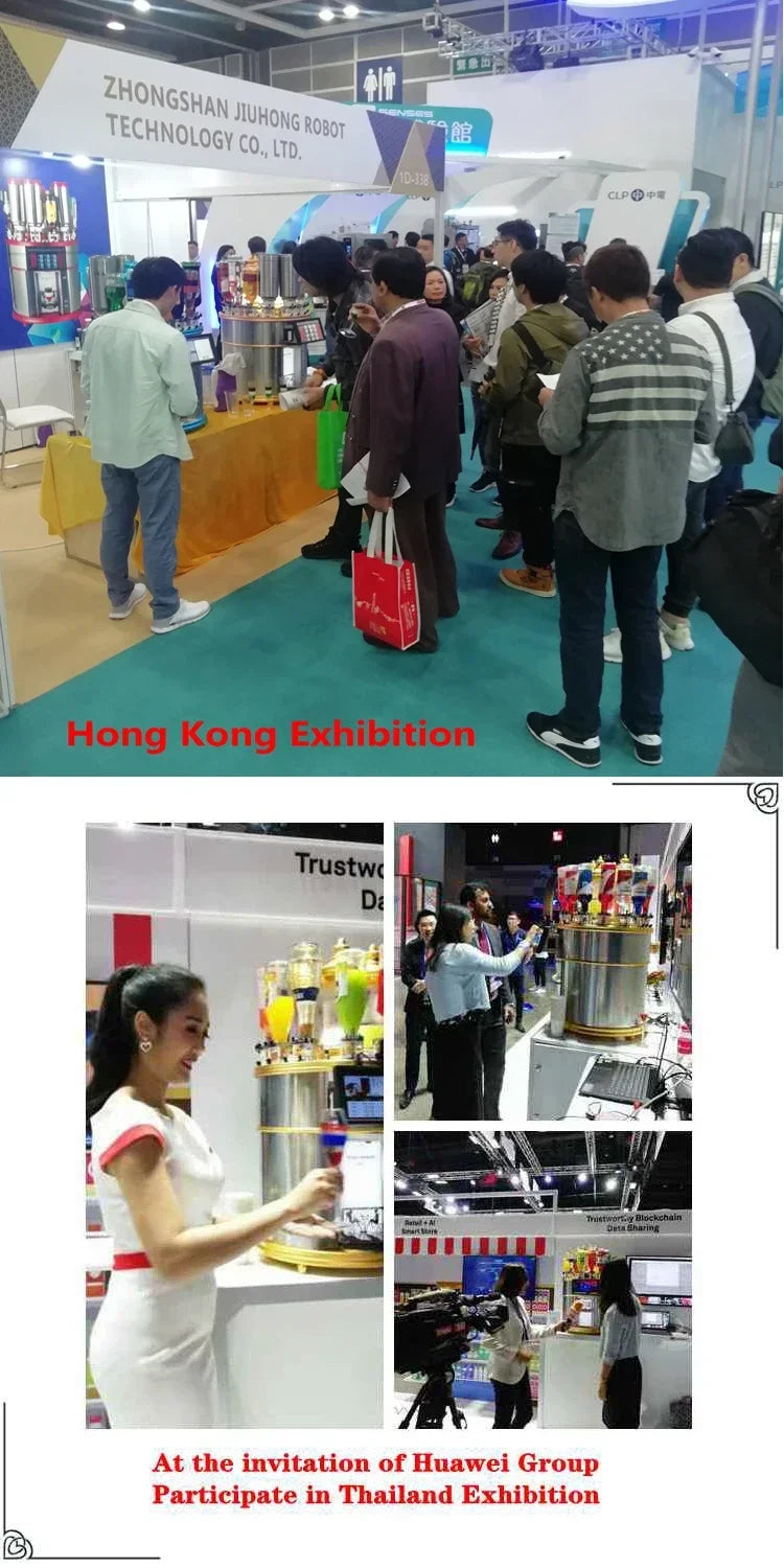 Smart cocktail machine, automatic bartender robot for restaurants and bars