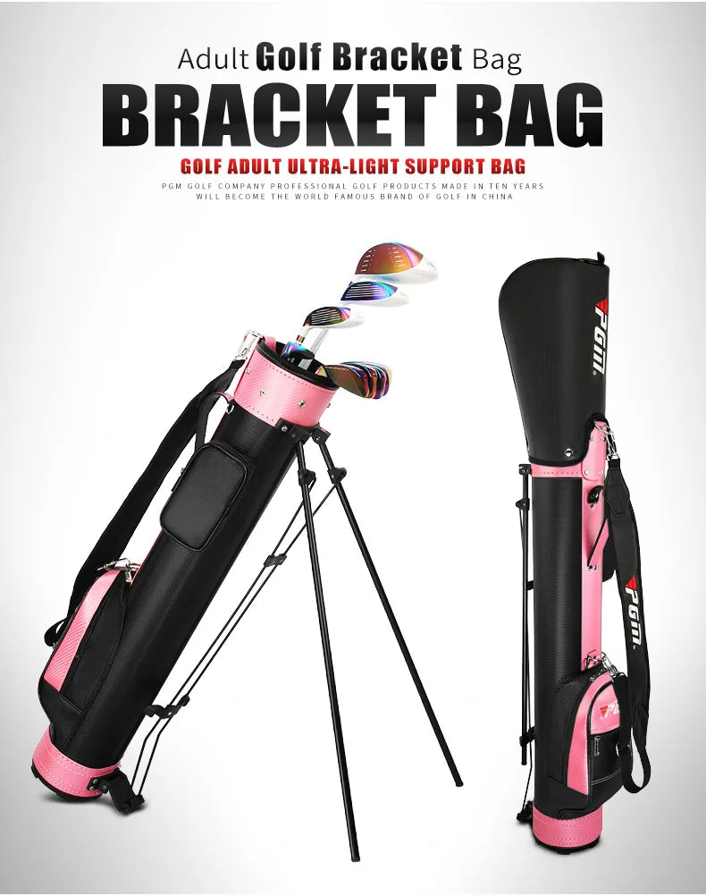 PGM QIAB008 golf bag, lightweight rack bag for 9 clubs, for men and women
