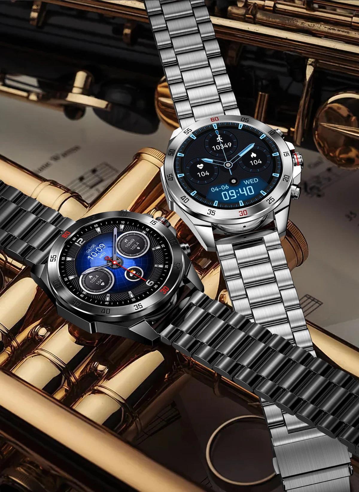 EIGIIS NX1 Pro smartwatch 1"43 AMOLED display, over 100 watch faces, diverse sports modes