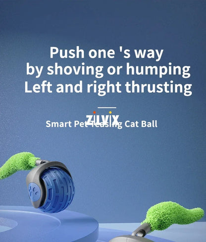 Automaattinen Rullautuva Interaktiivinen Kissan Lelupallo - Ladattava Sähköinen Lemmikkipallo Rottatoiminnolla