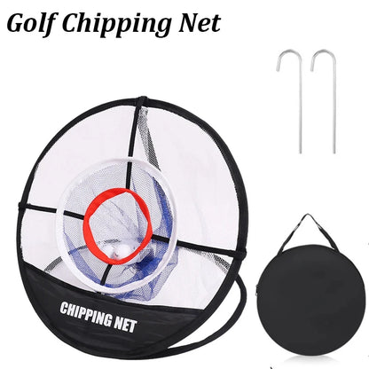 Golf chipping practice net with mat, great for precision practice