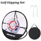 Golf chipping practice net with mat, great for precision practice