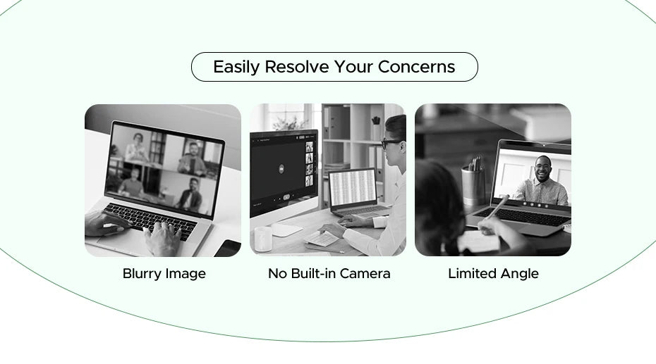 UGREEN 2K Webkamera Mikrofonilla - Full HD USB Kamera Streamaukseen
