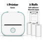 Phomemo T02 mini thermal printer, wireless pocket printer for labels