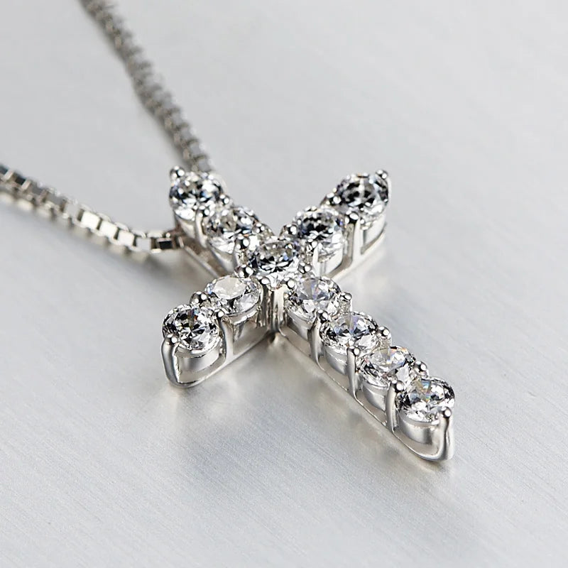 Luksus Risti-riipus zirkoania kaulakoru