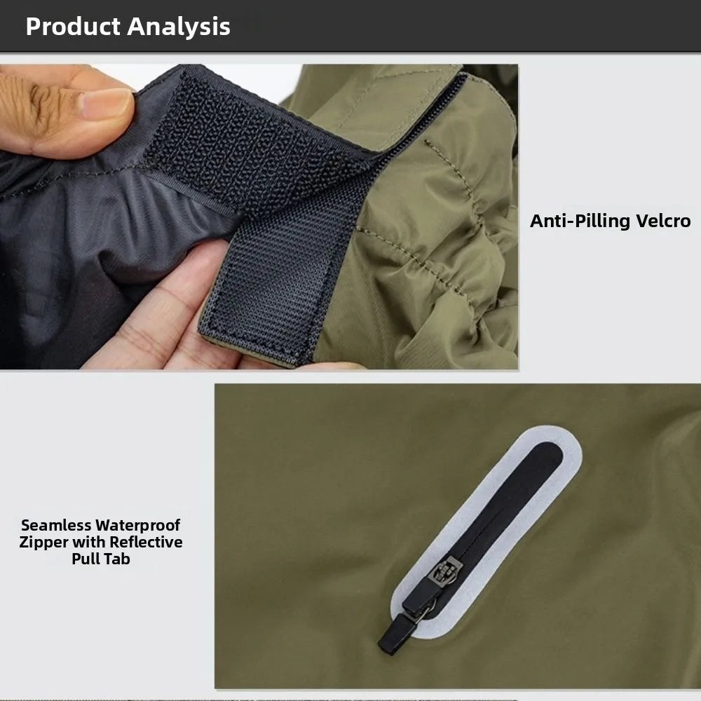 Adjustable dog raincoat, all sizes