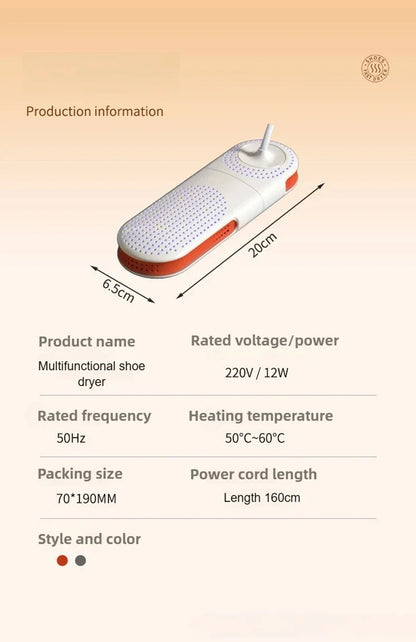Xiaomi shoe dryer, fast drying, sterilization and deodorization