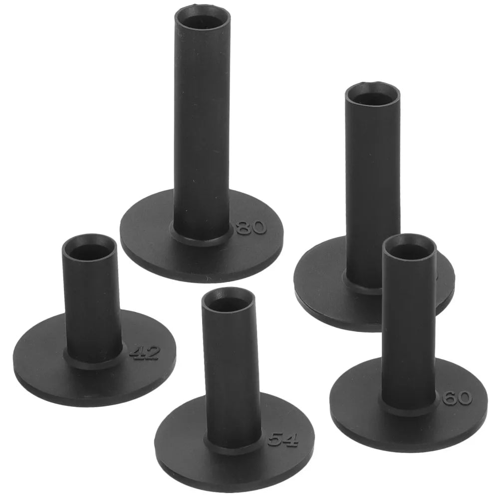 Silicone golf tees 5 pcs, flexible professional ball holders for practice