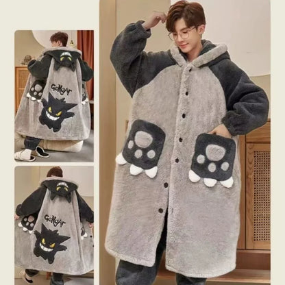 Gengar Pokemon yöasusetti miehille