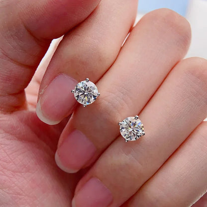 COSFIX Moissanite nappikorvakorut naisille