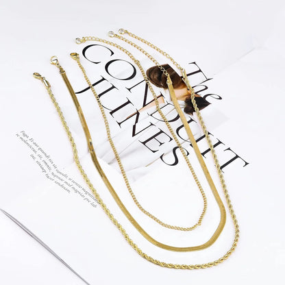 Stylish gold choker necklace for women, full package