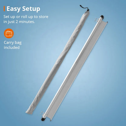 Kannettava Projektorikangas 60" – Lattiamalli ulko- ja sisäkäyttöön