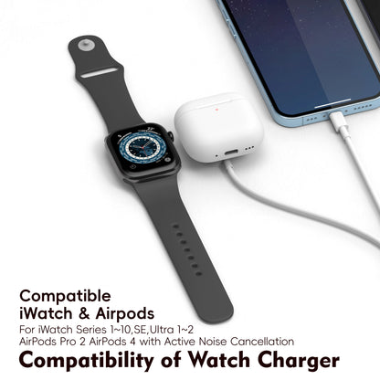 3-in-1 Magneettinen Lataustelakka – USB-C & USB-A – iPhone, Apple Watch & AirPods