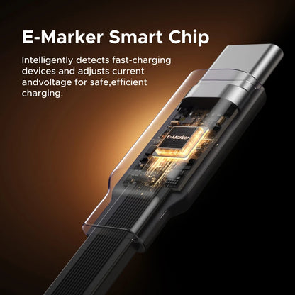 UGREEN Sisäänvedettävä USB-C Kaapeli 100W PD - MacBook, iPad, iPhone Pikalataus