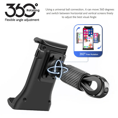 360° Kääntyvä Puhelimen/Tabletin Pidike – Auton niskatuki, pyörä, juoksumatto