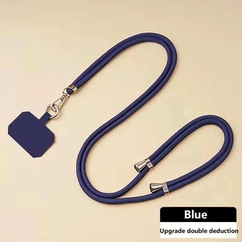 Crossbody Kaulanauha Puhelimelle - Säädettävä Hihna Harmaa