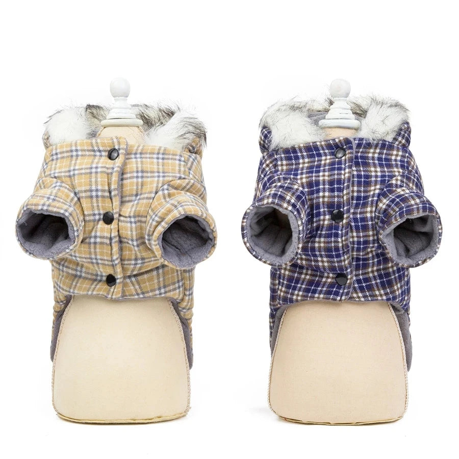 Dog winter coat, thick and warm material, for small and medium-sized dogs