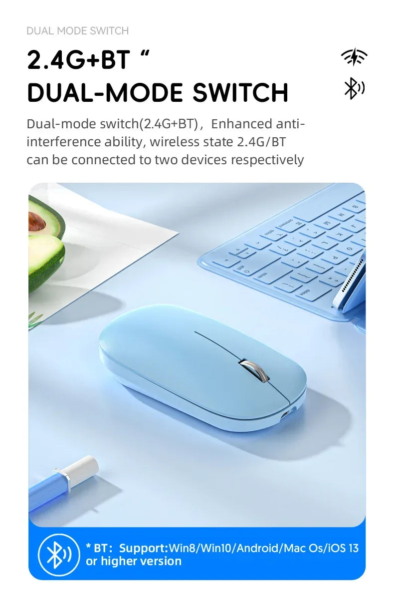 Xiaomi wireless mouse, quiet, ergonomic, rechargeable