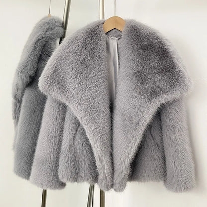 Tuularose naisten turkistakki, lyhyt bomber-malli, lämmin talvitakki