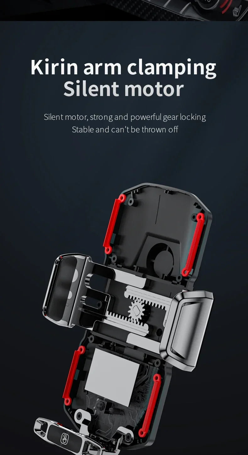 VIKEFON Langaton Autolaturi Magneettinen - Automaattinen Pikalataus iPhone & Samsung